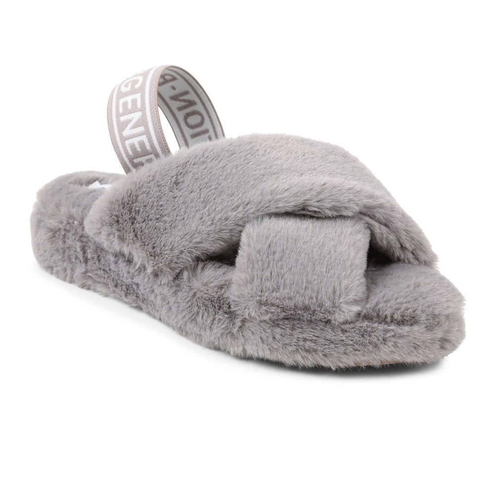 Grey BCBG Slippers with back straps